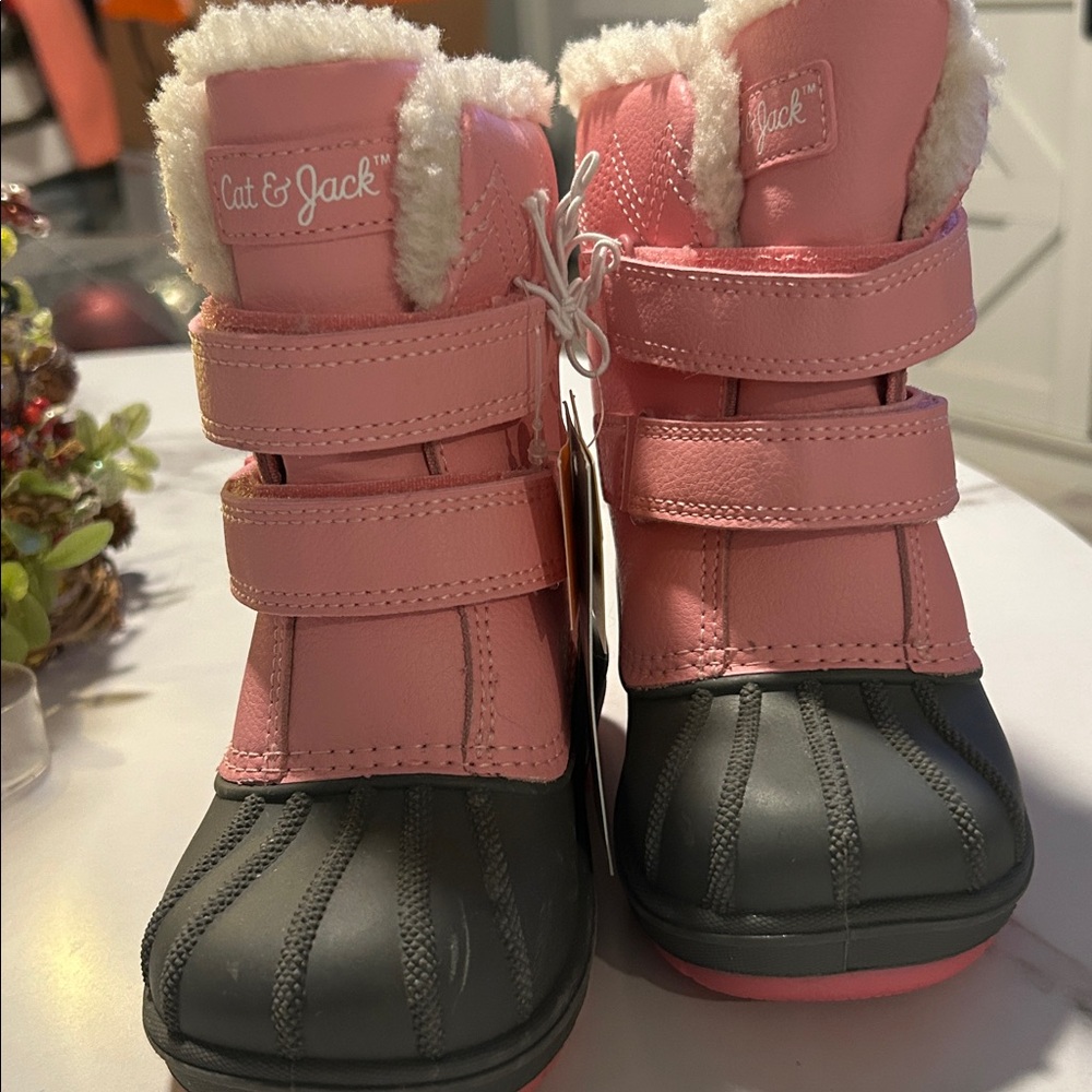 Toddler Girls Denver Winter Waterproof Boots, Pink - Cat & Jack